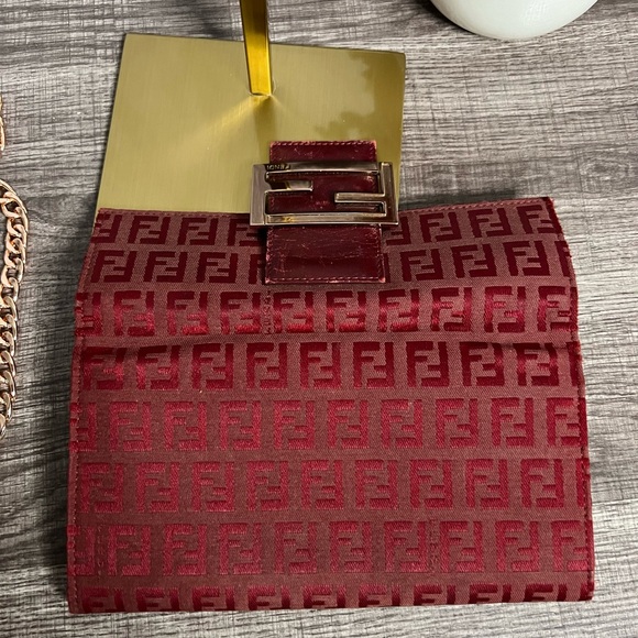 Fendi Zucca Vintage Wallet -Red - Picture 8 of 8